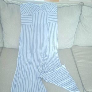 American Eagle strapless jumpsuit.